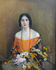 ../Scottish Glasgow Girls 1920's Portrait by Norah Neilson Gray Richard Taylor Fine Art