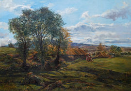 Scottish Victorian Landscape by Alexander Fraser at Richard Taylor Fine Art