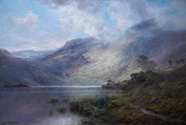 Scottish Victorian Landscape by Alfred de Breanski at Richard Taylor Fine Art