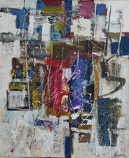 British Fifties Abstract by Bernard Kay at Richard Taylor Fine Art