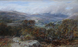 Victorian British landscape by Charles Thomas Burt Richard Taylor Fine Art