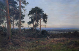 Close of Day British Landscape by Daniel Sherrin Richard Taylor Fine Art