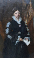 ../Austrian Victorian Portrait of a Lady by Eduard Veith Richard Taylor Fine Art