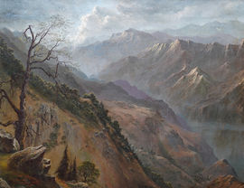 ../British Victorian Indian Landscape  by Edward Joseph Molyneux Richard Taylor Fine Art