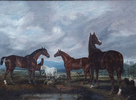 British Victorian Equine Art by Edwin Brown Taylor Fine Art