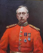 British Victorian Soldier Portrait by Edyth Starkie  Richard Taylor Fine Art