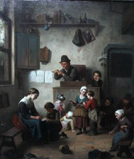 ../Victorian School Room by Ferdinand de Braekeleer Richard Taylor Fine Art