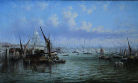 Francis Moltino - Thames Victorian Marine Blackfriars Bridge - Richard Taylor Fine Art