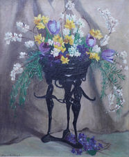 British 1930's Floral by Frank Rashleigh Richard Taylor Fine Art