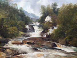 Victorian British River Landscape by Frederick Lee at Richard Taylor Fine Art