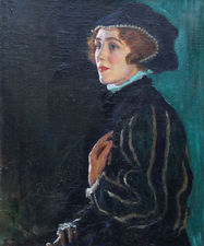 ../Actress Portrait by George Carr Drinkwater Richard Taylor Fine Art