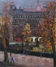 Trafalgar Square London by Hazel Ward Richard Taylor Fine Art