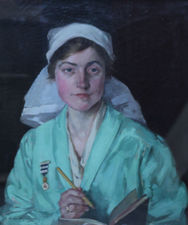 Portrait of a Nurse by Helen MacKenzie Richard Taylor Fine Art