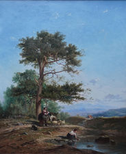 ../Victorian Landscape by Henry Dawson at Richard Taylor Fine Art