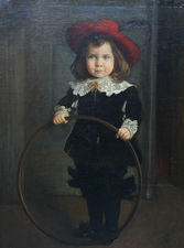 Victorian Portrait of Boy by Imre Knopp at Richard Taylor Fine Art