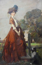 ../Scottish Female Portrait by James Wallace Richard Taylor Fine Art