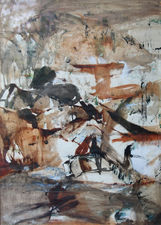 ../Exhibited Australian Abstract Landscape by Judy Cassab Richard Taylor Fine Art