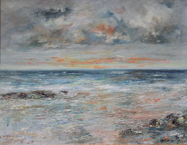 Scottish Impressionist seascape by Katherine Wingate Richard Taylor Fine Art