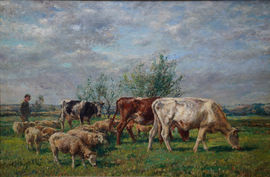 ../Victorian Impressionist Pastoral by William Mark Fisher Richard Taylor Fine Art