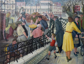 ../British Fifties Figurative Landscape by Norman Toll Richard Taylor Fine Art