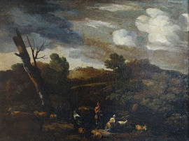 ../French Old Master Landscape by Gaspard Dughet Richard Taylor Fine Art