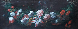 ../Flemish Old Master Floral Garland by Pieter Casteels Richard Taylor Fine Art