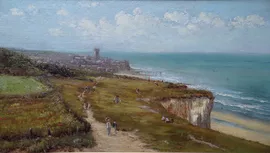 British Victorian Coastal Landscape by Robert Finlay McIntyre Richard Taylor Fine Art