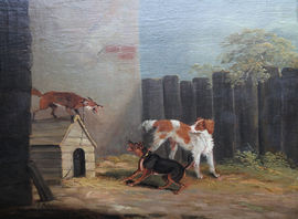 Sporting Dogs by Samuel Alken British Victorian artist Richard Taylor Fine Art