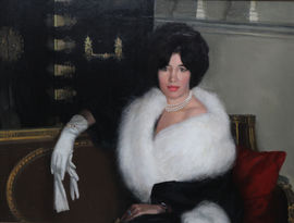 ../Portrait of Rona Lucas by Sir Gerald Festus Kelly Richard Taylor Fine Art