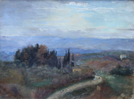 ../Tuscan Landscape by Susan Isabel Dacre Suffragette Richard Taylor Fine Art