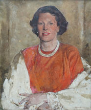 British 1950's Portrait by Sydney Seymour Lucas Richard Taylor Fine Art